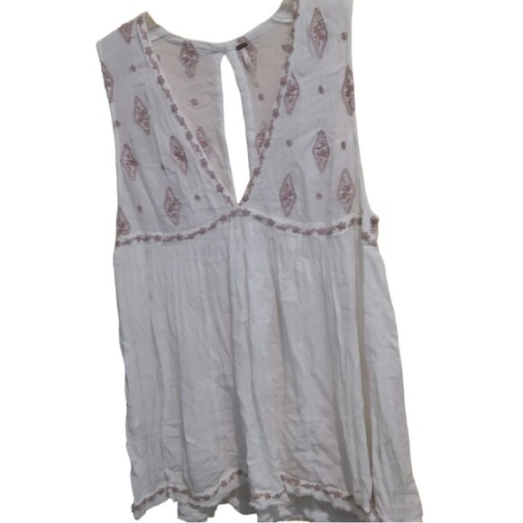 Free People sleeveless Diamond Embroidered Tunic - Picture 8 of 10